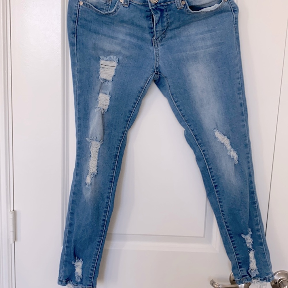 Size 5 destroyed jeans